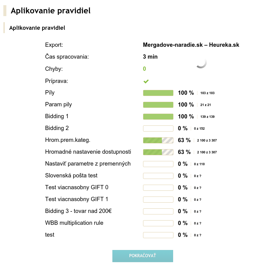 Aplikácia pravidiel